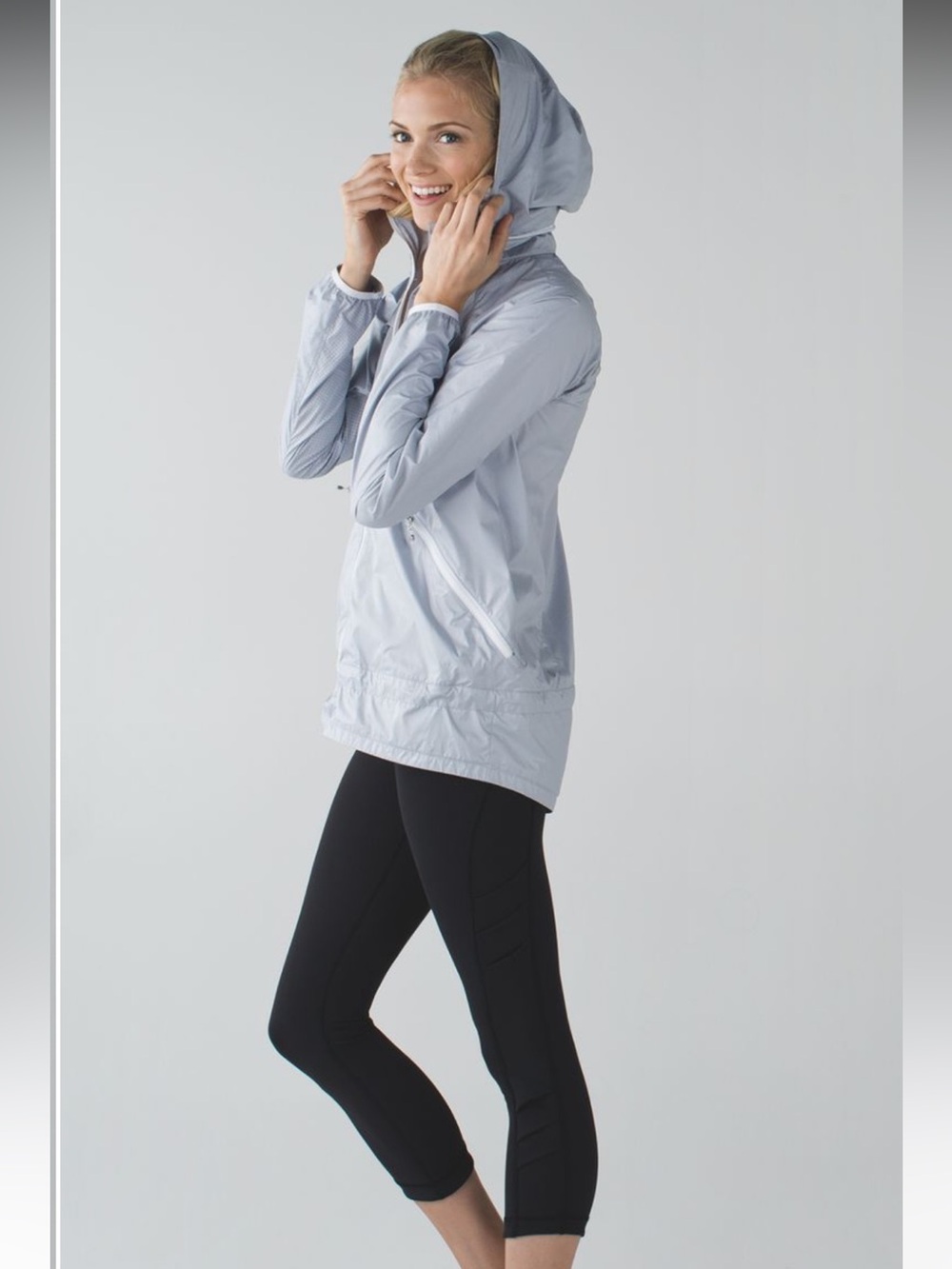Lululemon Miss Misty Jacket II Desert Snake Embossed Silver Fox / Silver Fox 8
